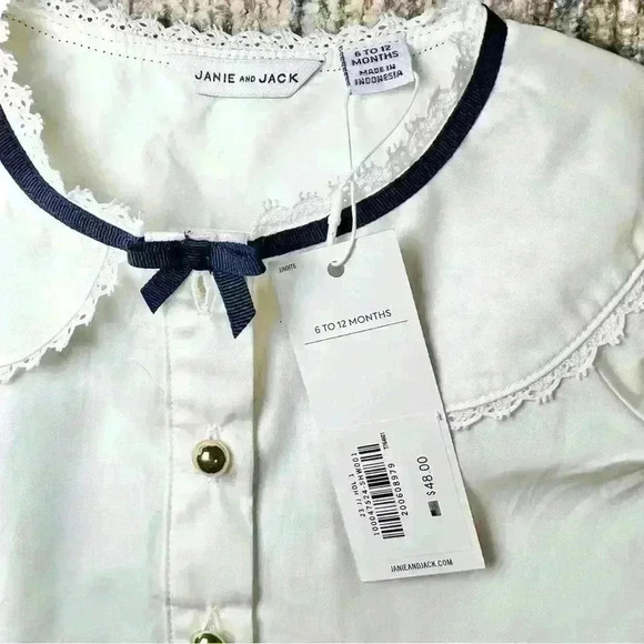 NWT Janie and Jack | Newborn The Classic Holiday Shirt | Size 6-12 Months - Picture 13 of 15